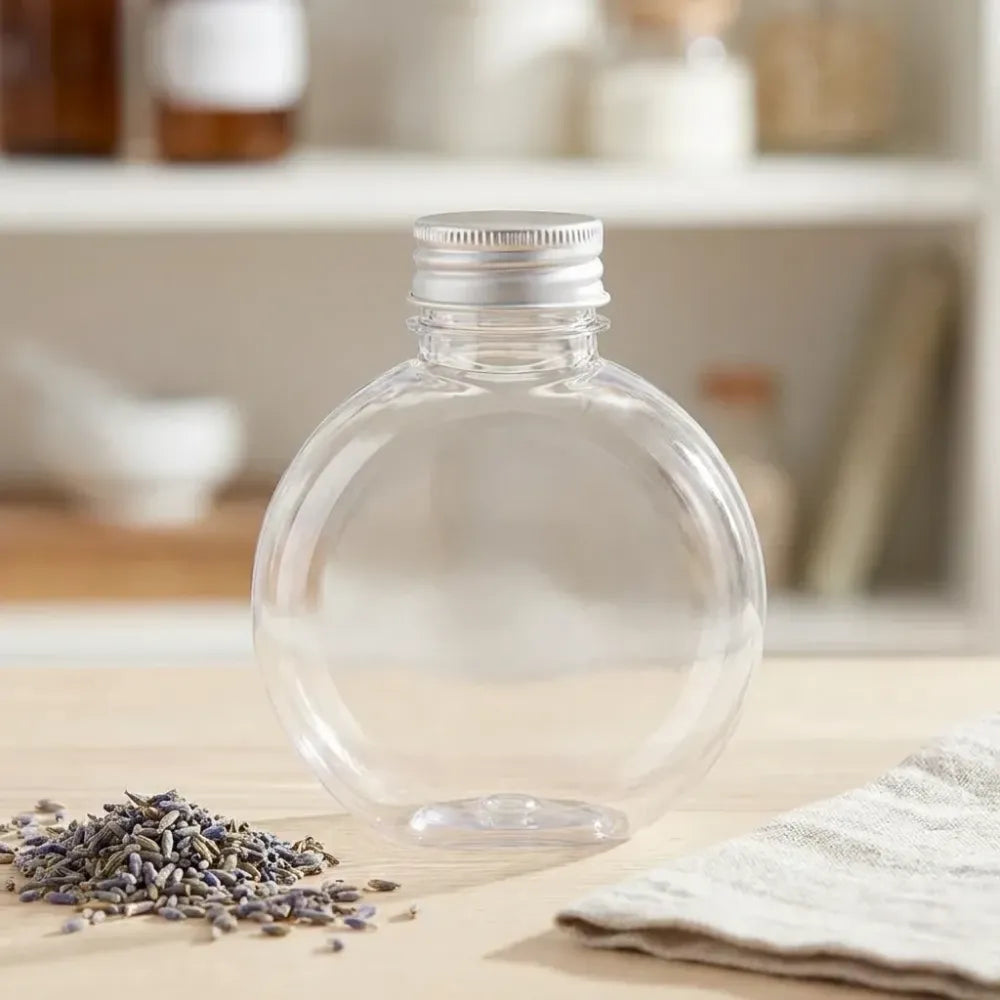 Clear plastic storage jar - home & kitchen