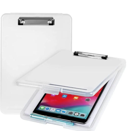 Clipboard paper holder storage writing pad with plastic ideal for office nurse students teachers sales