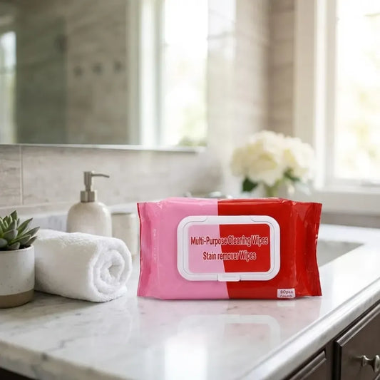 Clothing stain remover wipes