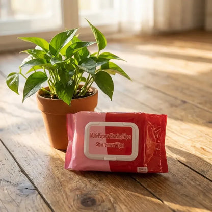 Clothing stain remover wipes