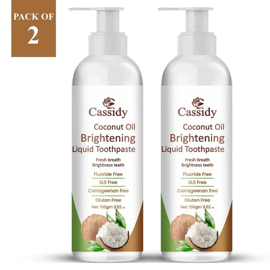 Coconut oil toothpaste – 200g (pack of 2)