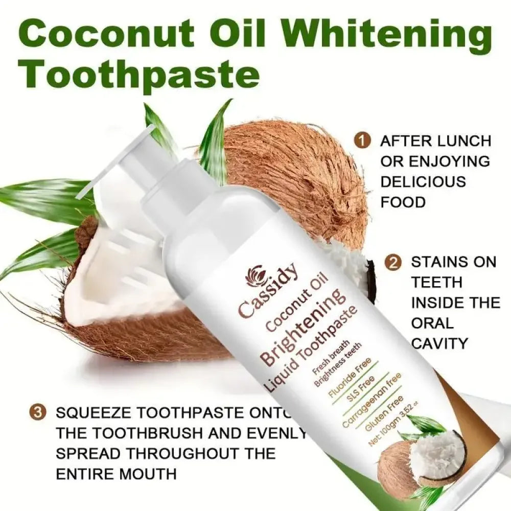 Coconut oil toothpaste – 200g (pack of 2)