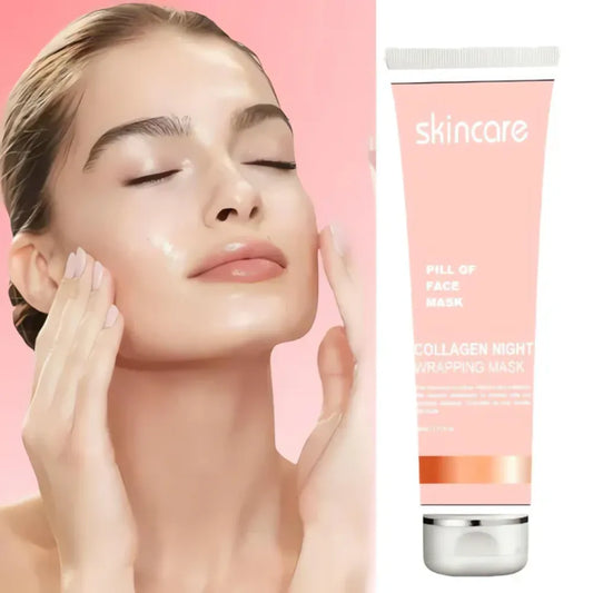 Collagen night wrapping peel off mask
