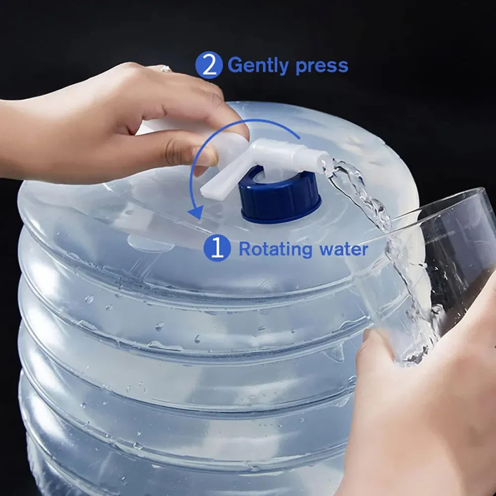 Collapsible outdoor water container with tap – 5l/10l - home improvement