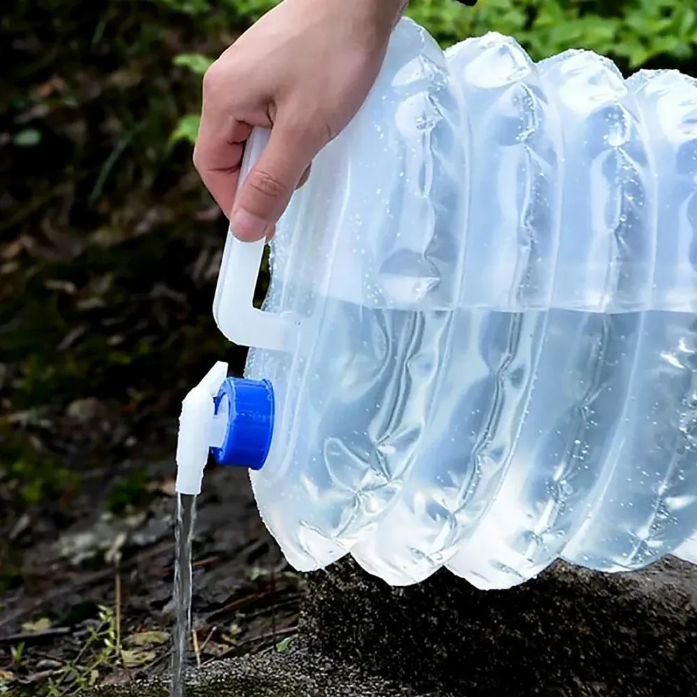 Collapsible outdoor water container with tap – 5l/10l - home improvement