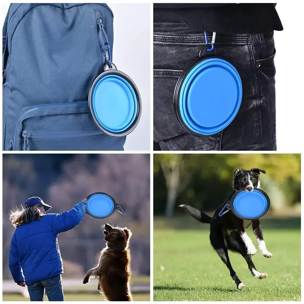 Collapsible silicone pet bowl - potential heroes