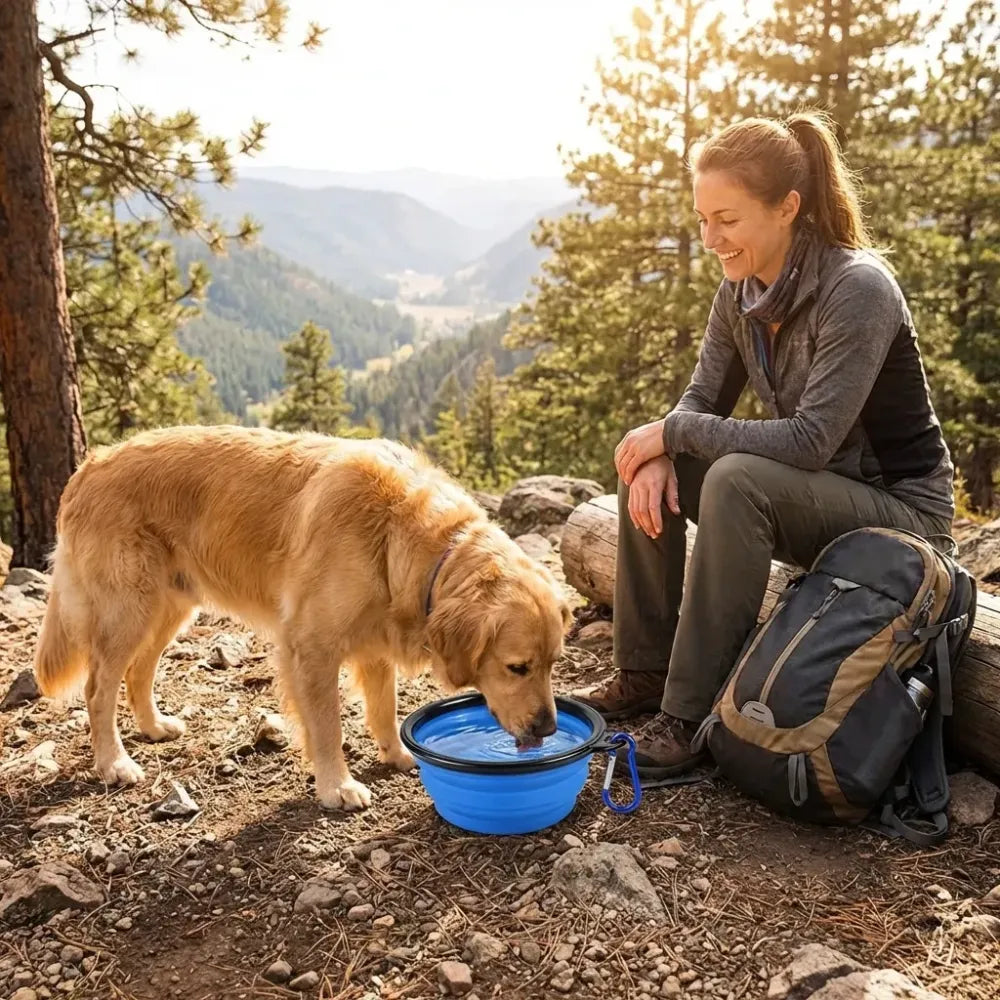 Collapsible silicone pet bowl - potential heroes