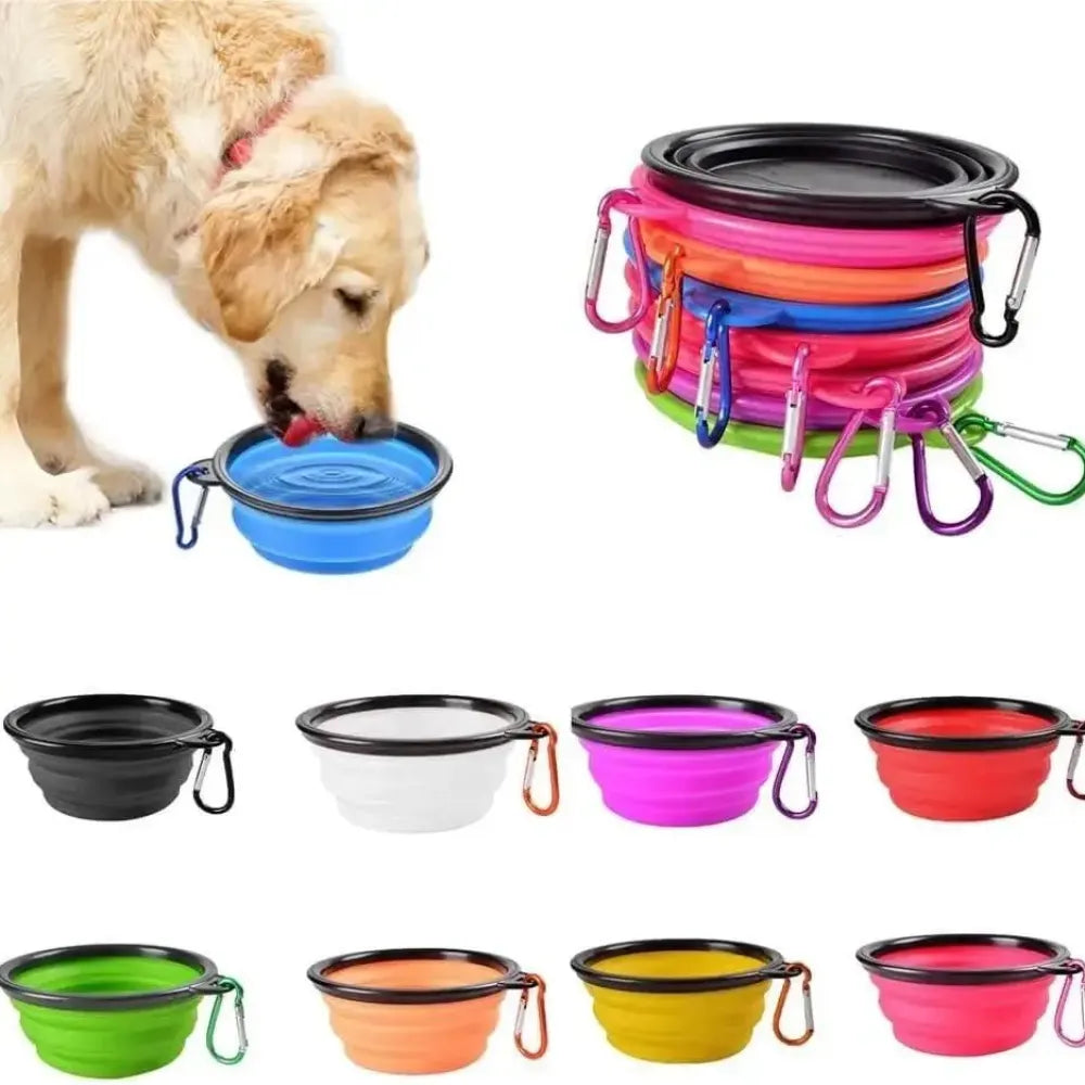 Collapsible silicone pet bowl - potential heroes