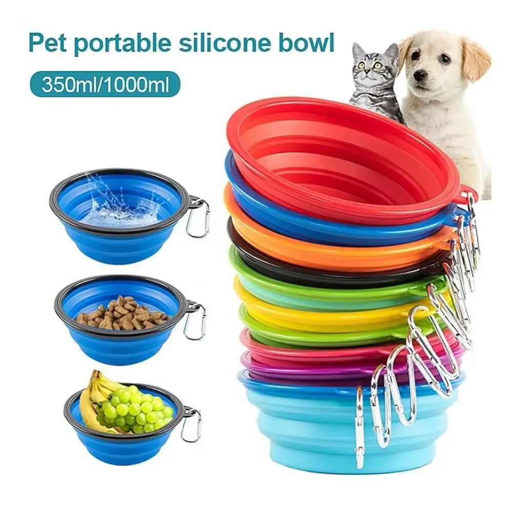 Collapsible silicone pet bowl - potential heroes