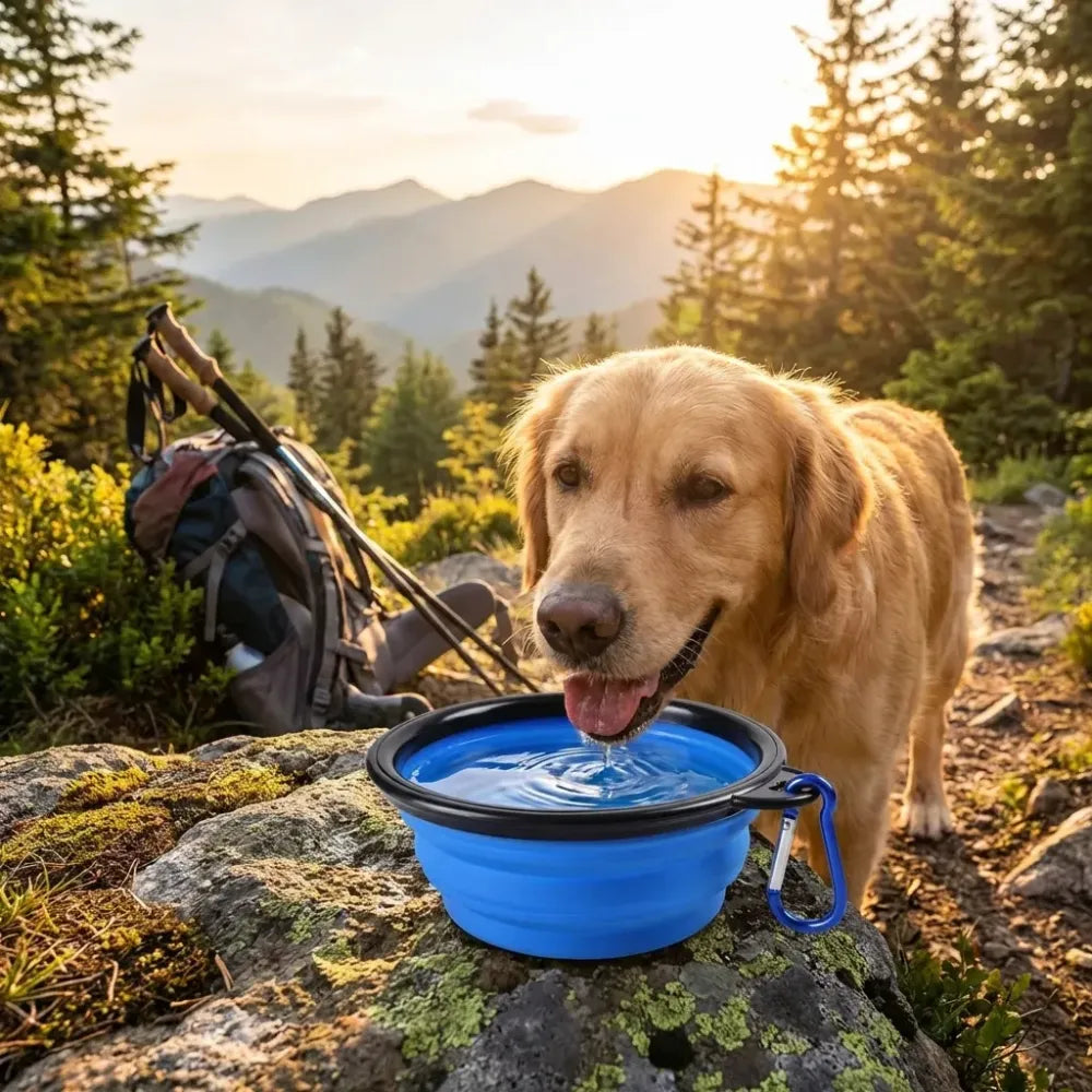 Collapsible silicone pet bowl - potential heroes