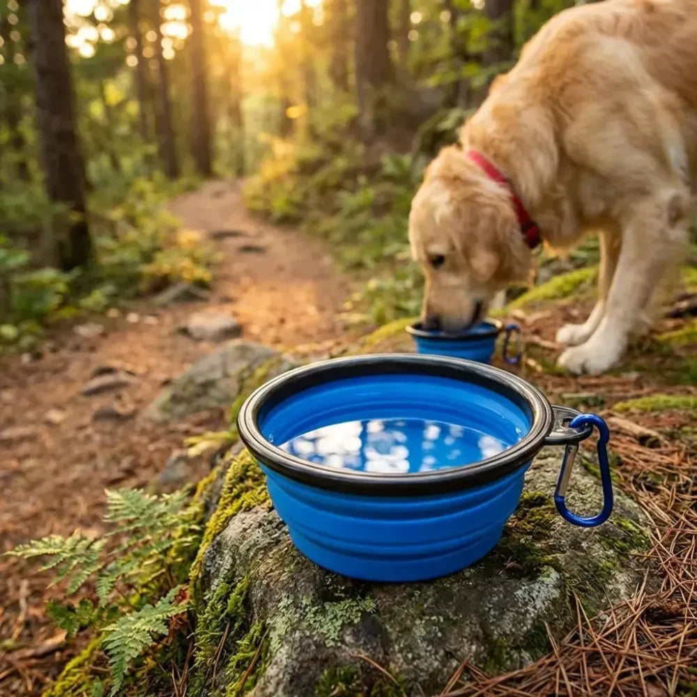 Collapsible silicone pet bowl - potential heroes