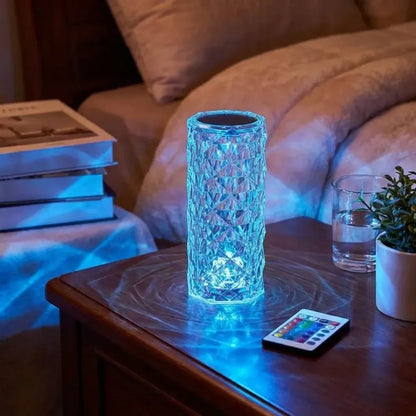 Color changing touch lamp-touch control bedside lamp with usb port