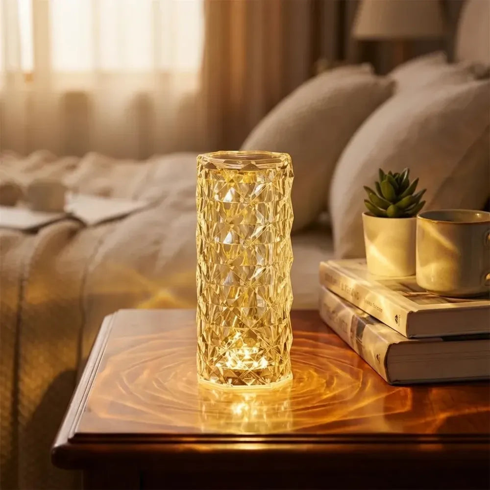 Color changing touch lamp-touch control bedside lamp with usb port