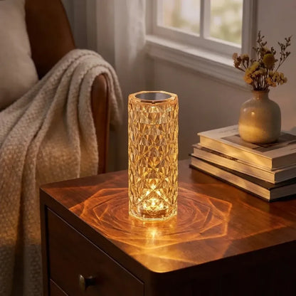 Color changing touch lamp-touch control bedside lamp with usb port