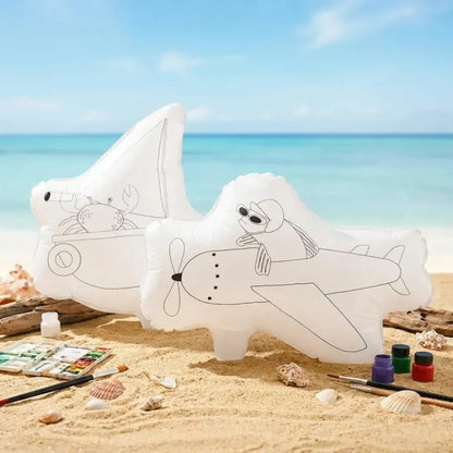 Color your own inflatable sea animals - office