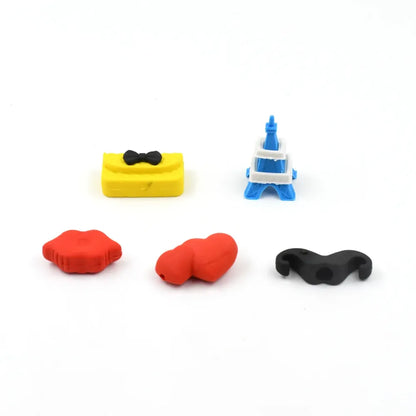 Colorful 3d kids erasers - office