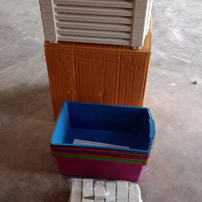 Colorful 6-tier storage drawers - home improvement