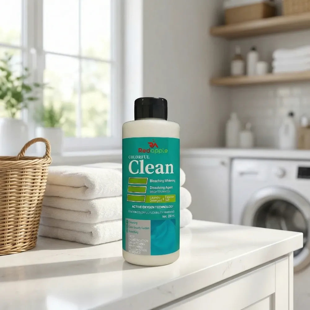Colorful clean laundry detergent (pack of 2)