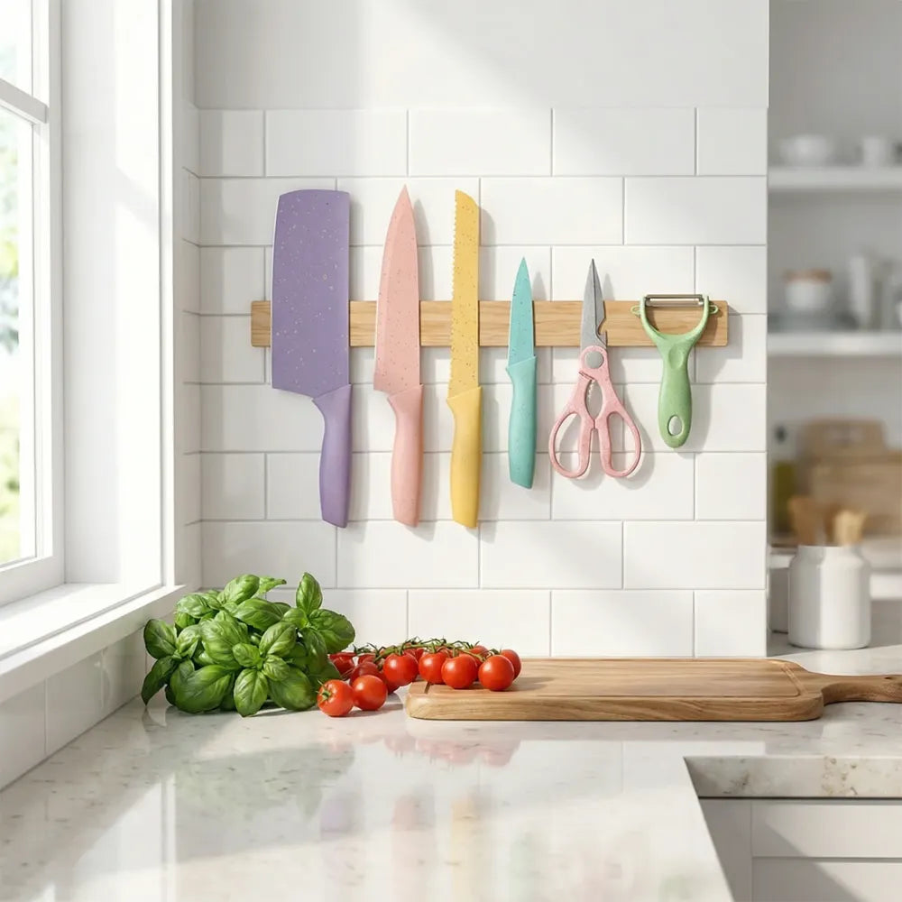 Colorful kitchen knives set - home &