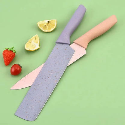 Colorful kitchen knives set - home &