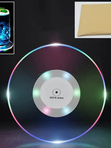 Colorful LED Drink Coaster