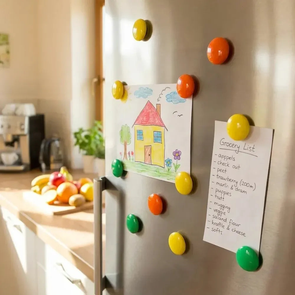 Colorful magnetic board buttons - home decor