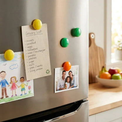 Colorful magnetic board buttons - home decor