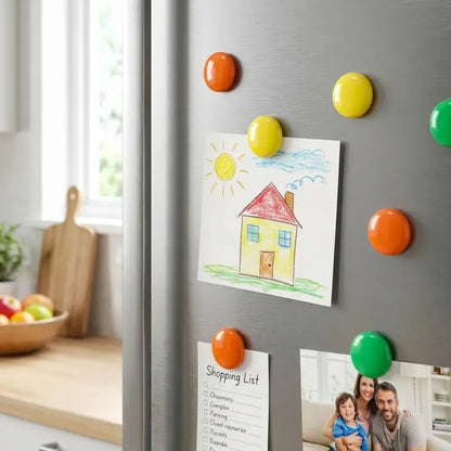 Colorful magnetic board buttons - home decor