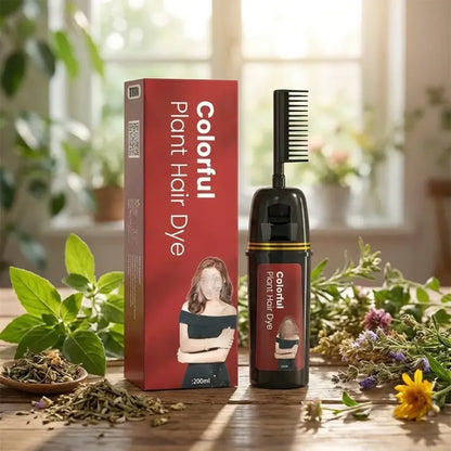 Colorful plant hair dye comb shampoo – 100ml (pack of 2)