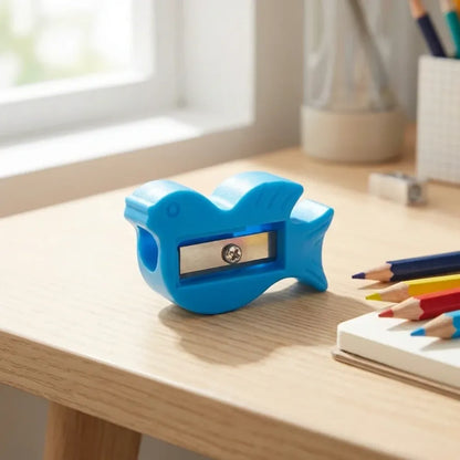 Colorful plastic pencil sharpener - office