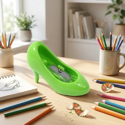 Colorful steel pencil sharpener - office