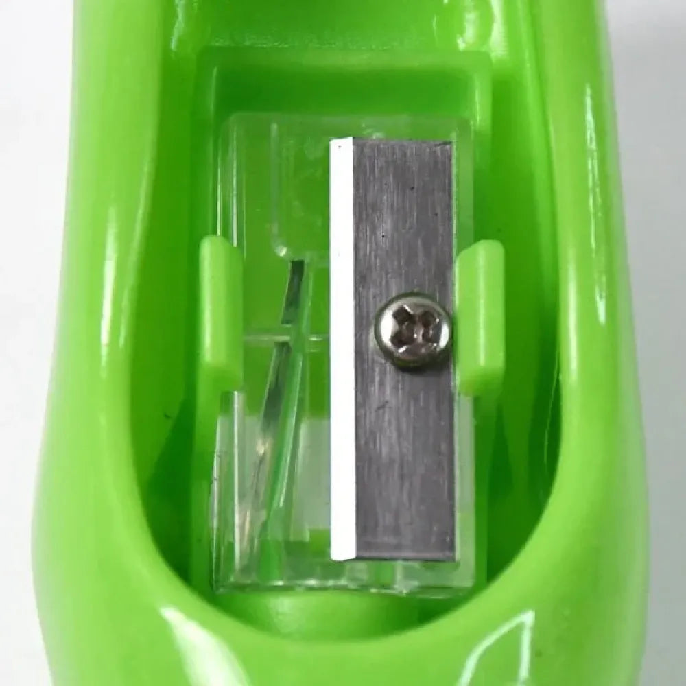 Colorful steel pencil sharpener - office