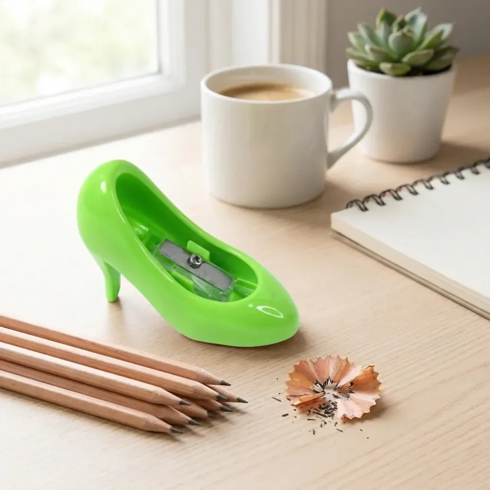 Colorful steel pencil sharpener - office