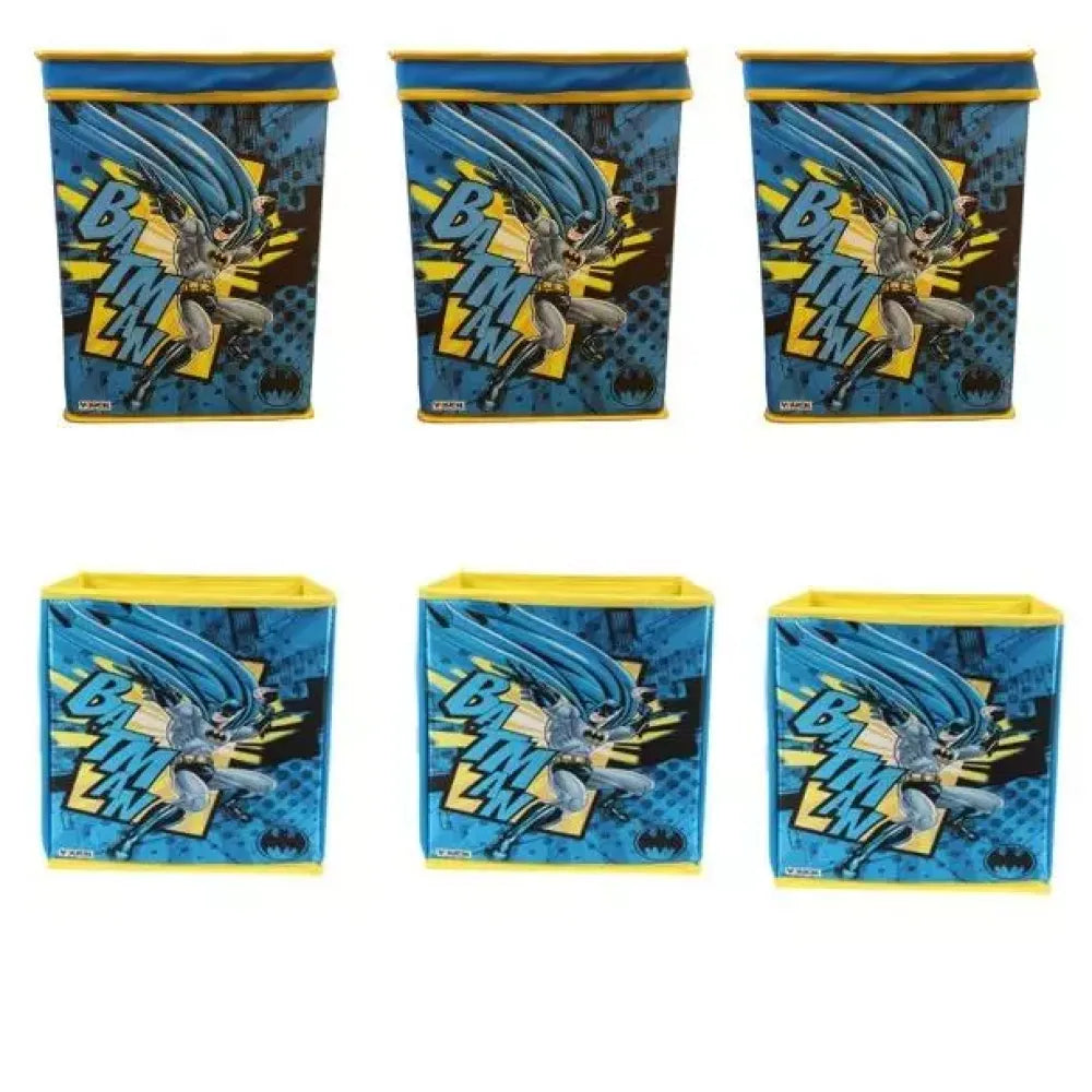 Colorful toy storage bins