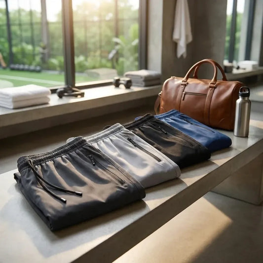 Combo of 3 men’s stretchable cotton shorts