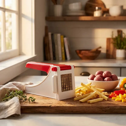 Commercial-grade manual vegetable chopper - home essentials
