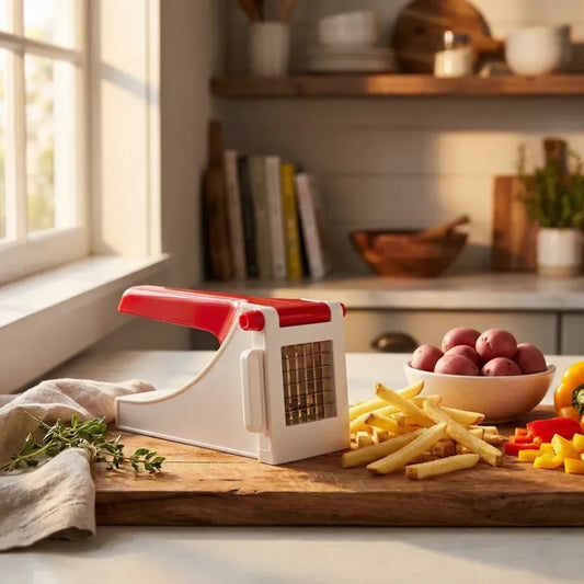 Commercial-grade manual vegetable chopper - home essentials