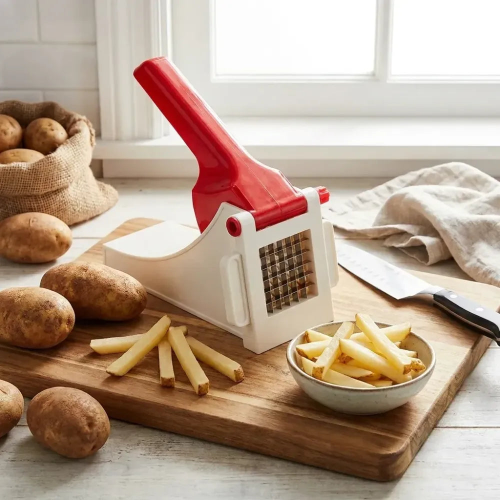 Commercial-grade manual vegetable chopper - home essentials