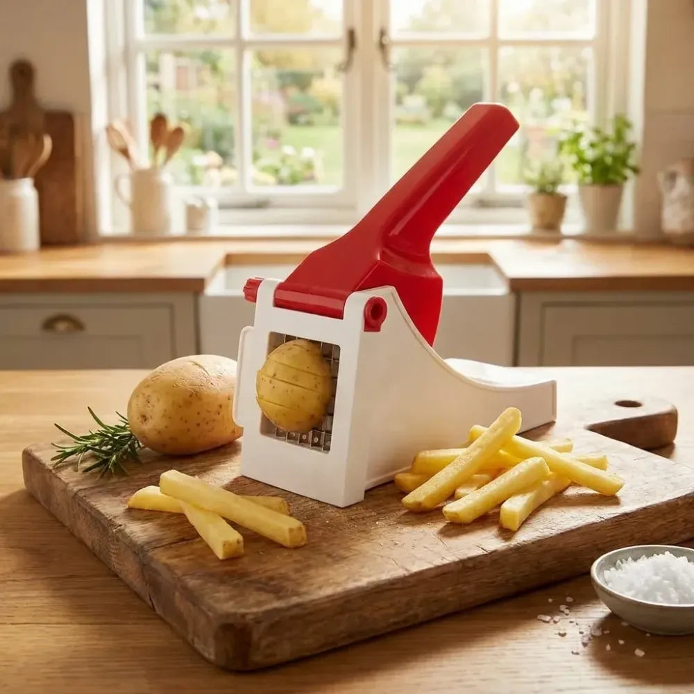 Commercial-grade manual vegetable chopper - home essentials