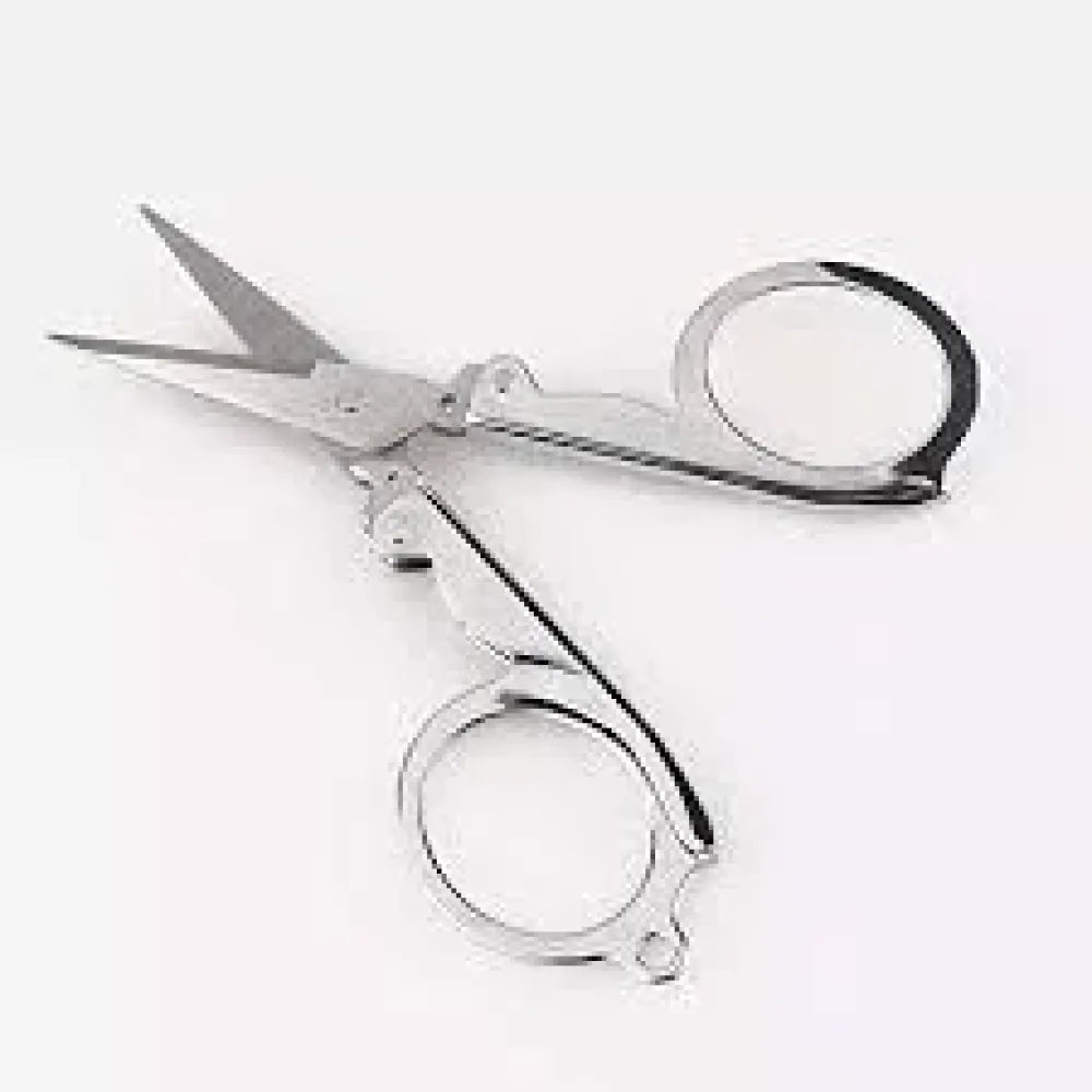 Compact folding craft scissors - office