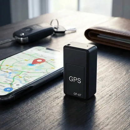 Compact gps tracker with voice monitoring - automotive