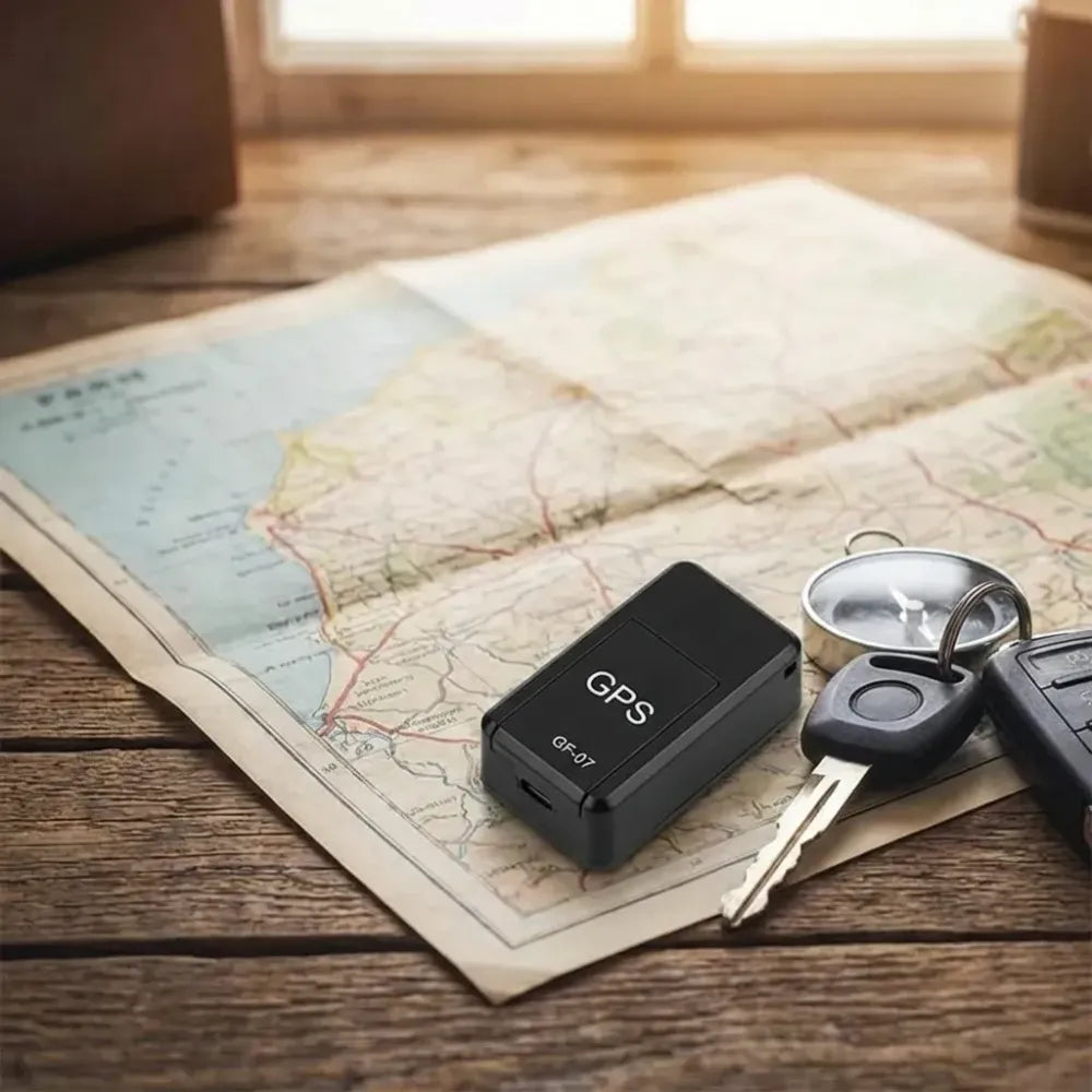 Compact gps tracker with voice monitoring - automotive
