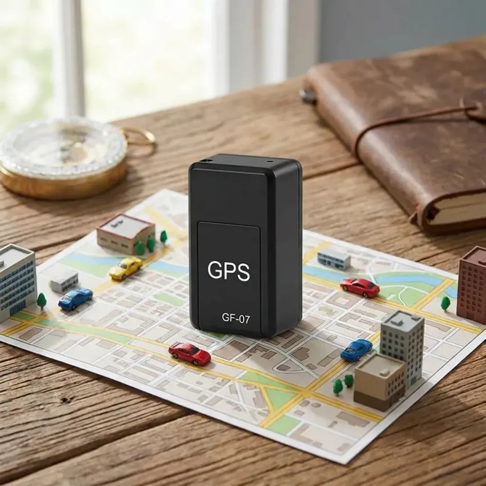 Compact gps tracker with voice monitoring - automotive
