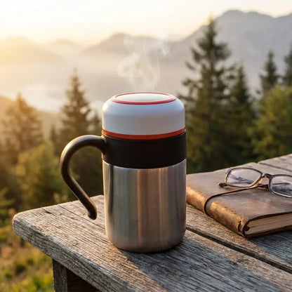 Compact insulated travel mug - home & kitchen