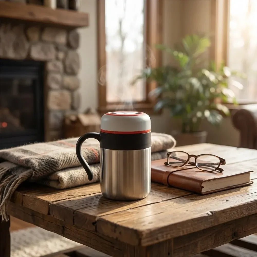 Compact insulated travel mug - home & kitchen