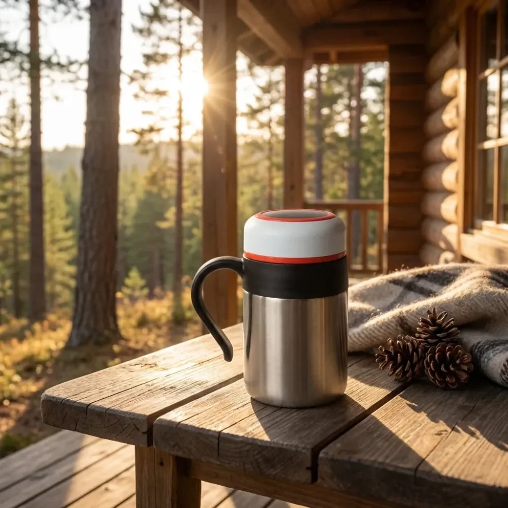 Compact insulated travel mug - home & kitchen