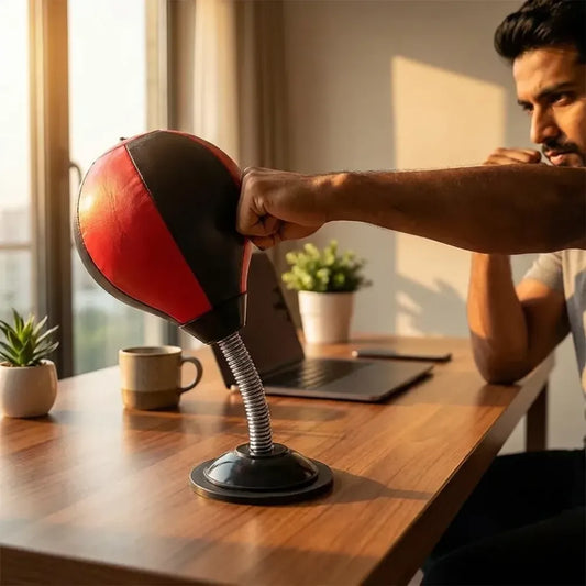 Compact vacuum punching bag - health care