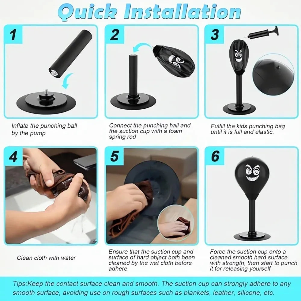 Compact vacuum punching bag - health care