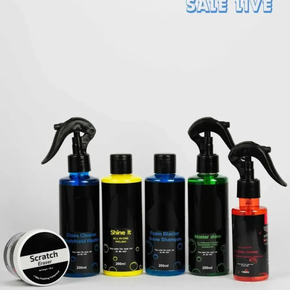 Complete car care kit – pack of 5