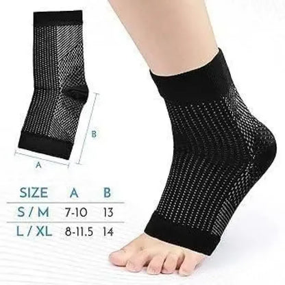 Compression socks for feet and ankles (black)